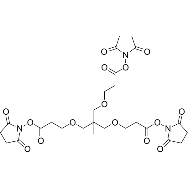 m-C-tri(CH2-PEG1-NHS ester) 173414-89-6